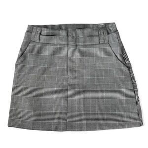 Style Addict Plaid Mini Pencil Skirt
